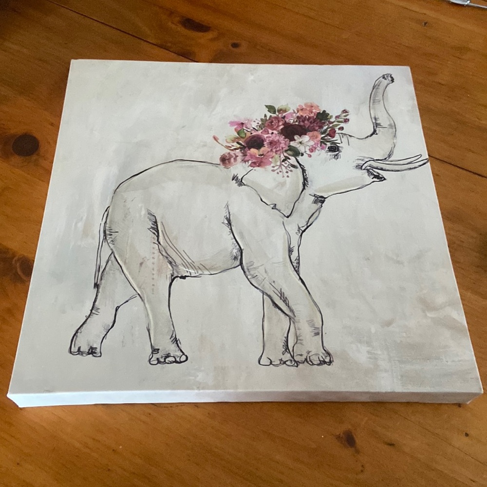 16” x 16” Baby Girl Nursery Canvas Wall Art